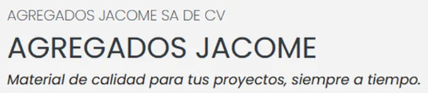 Agregados Jácome S.A. de C.V.